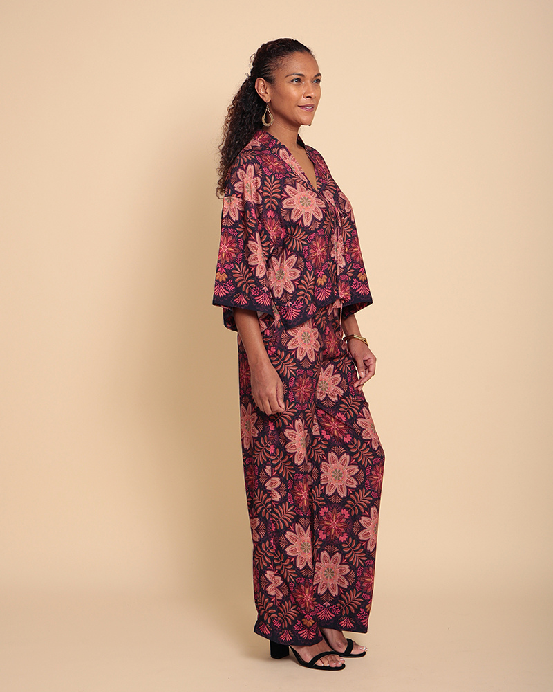 Bwahit Border Print Wide Trouser