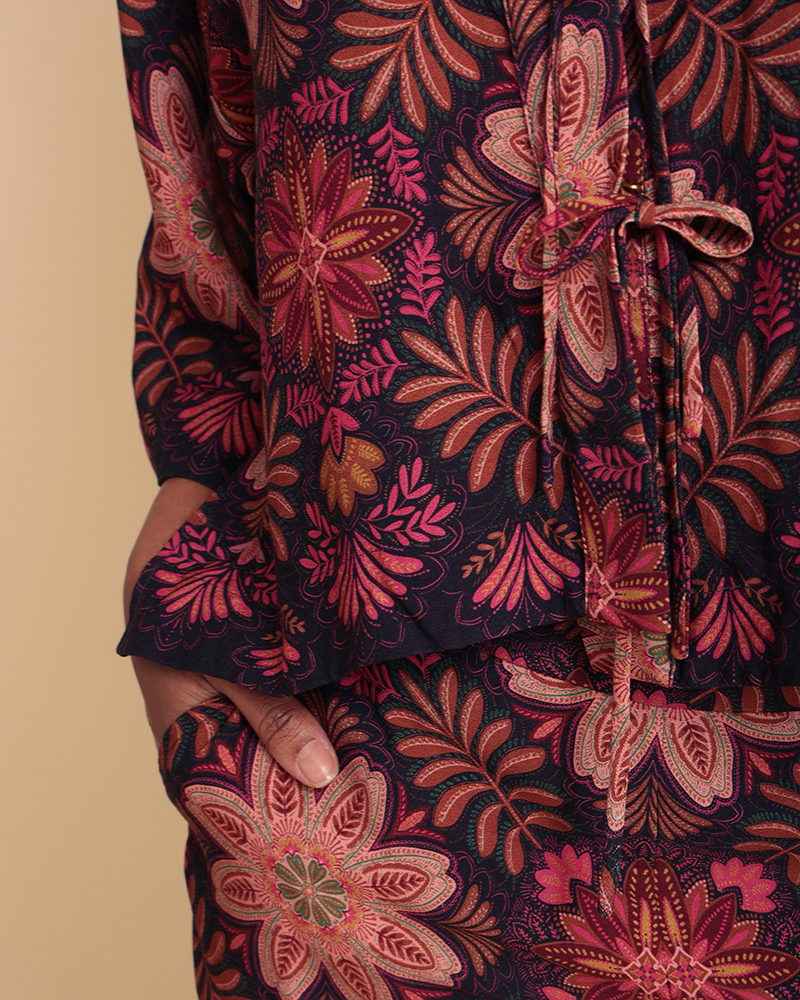 Chappal Short Printed Kimono
