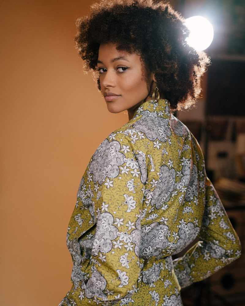 Lico Floral Printed Cotton Bomber