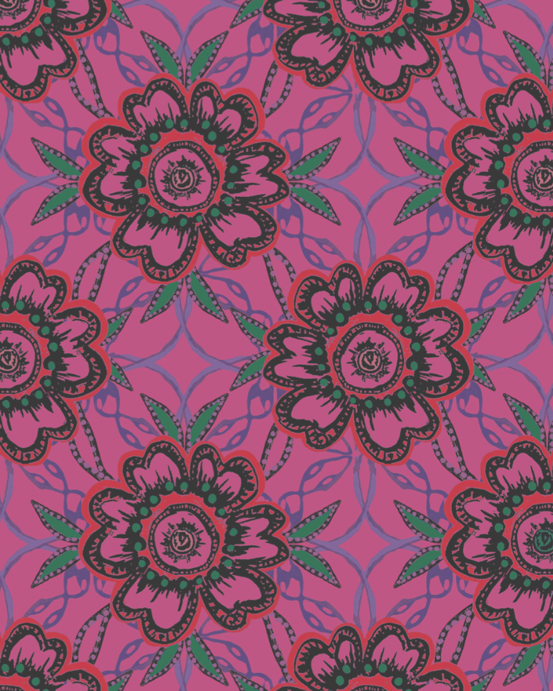 Jerigole Printed Wide Leg Trouser