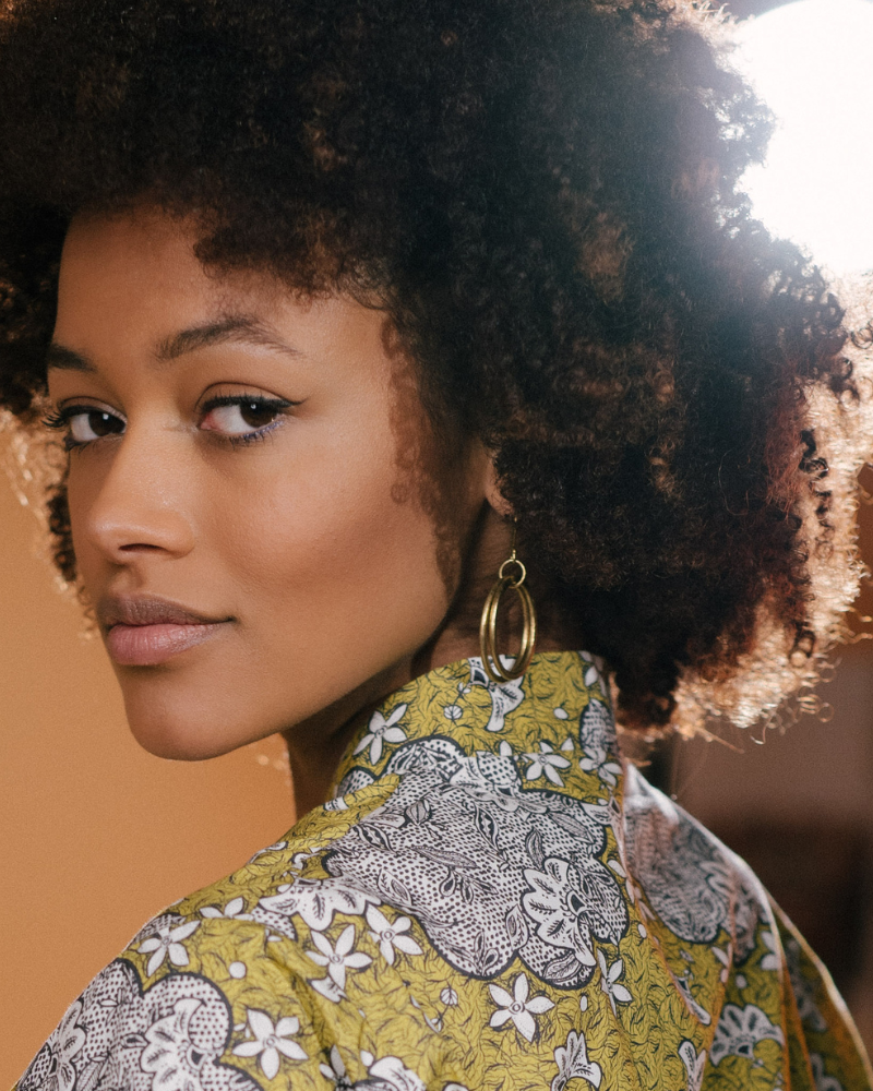 Shimoni Recycled Brass Earrings