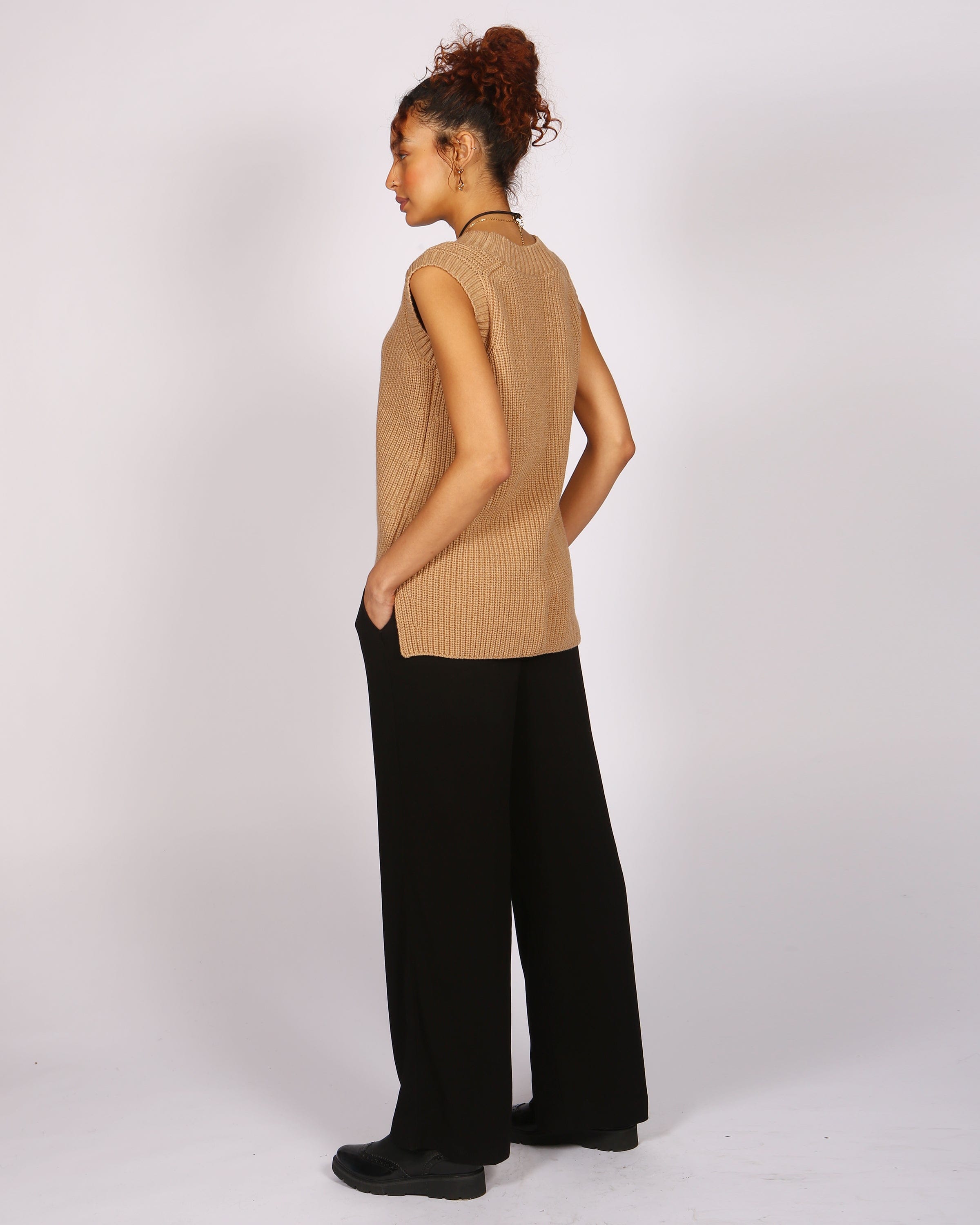 Lado Mid Length Fawn Vest