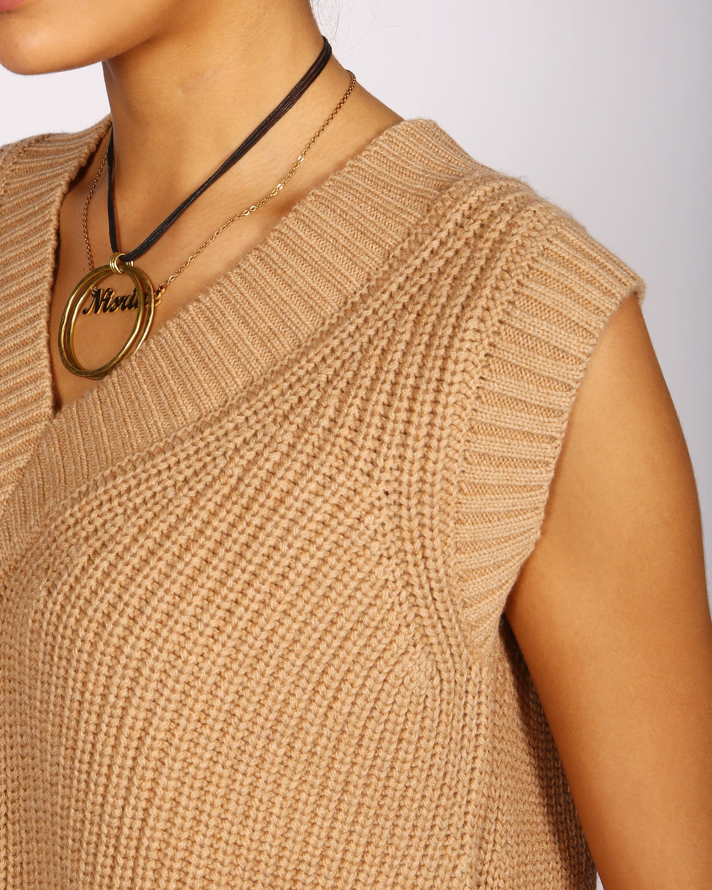 Lado Mid Length Fawn Vest