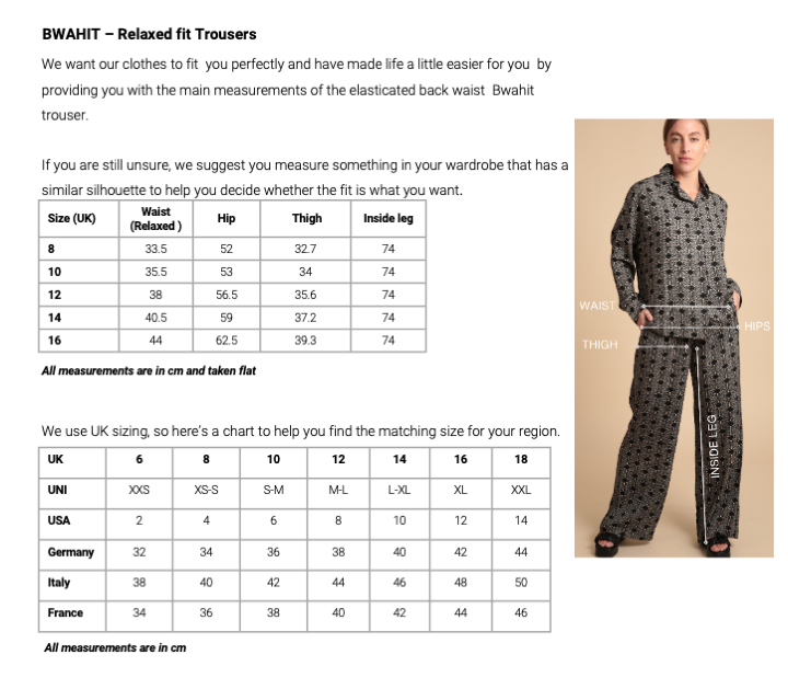 Size Guide