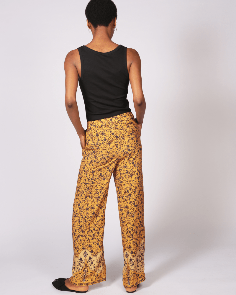 Bwahit Lenzing™ Ecovero™ Floral Wide Leg Trouser