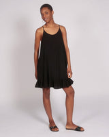 Kawa Lenzing™ Ecovero™ Black Short Strappy Dress