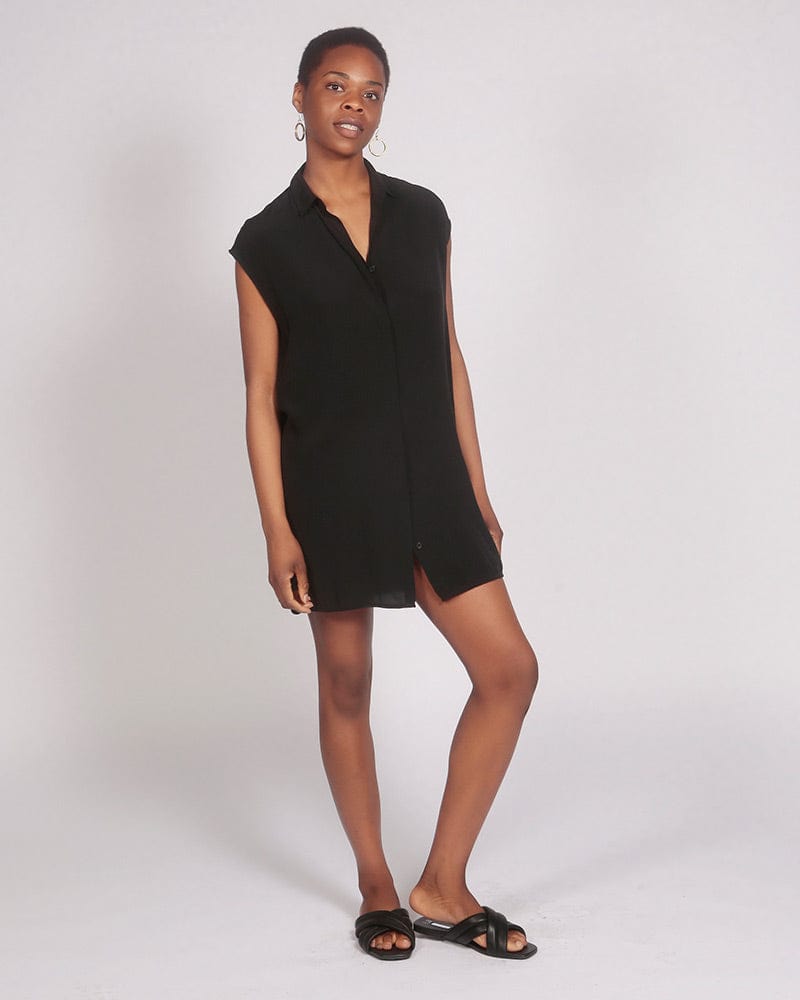 Koso Lenzing™ Ecovero™ Black Shirt Dress