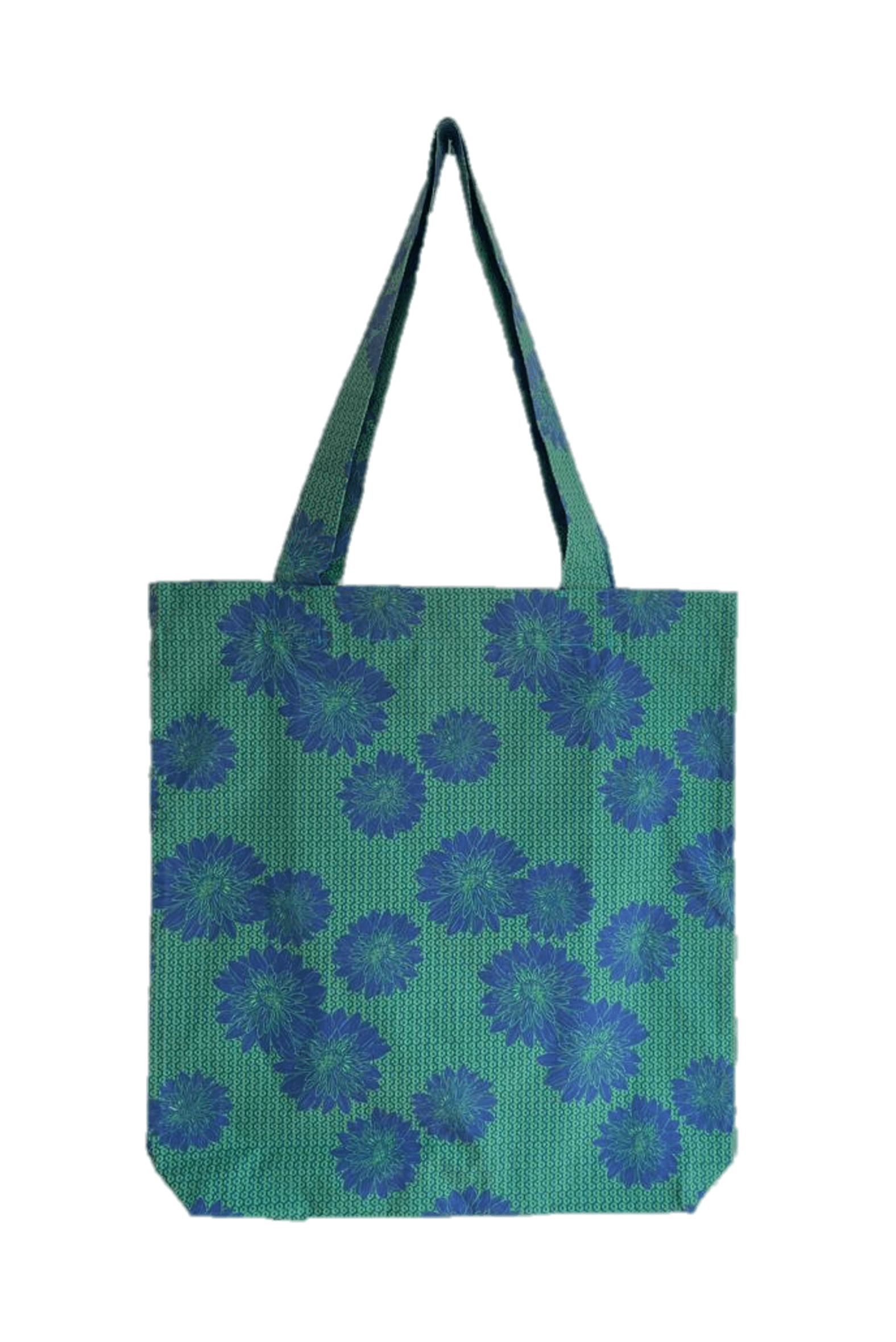 Yambe Blue Daisy Print  Shopper