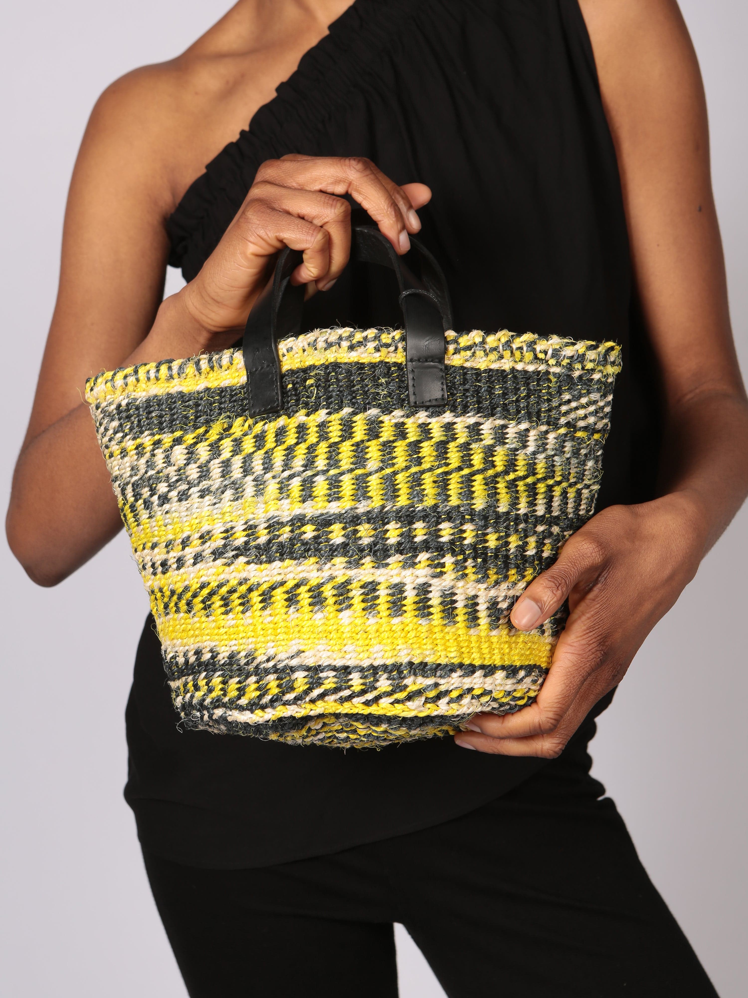 Tanga Yellow Short Double Strap Basket